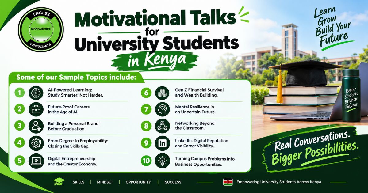 Motivational Talks for University Students in Kenya